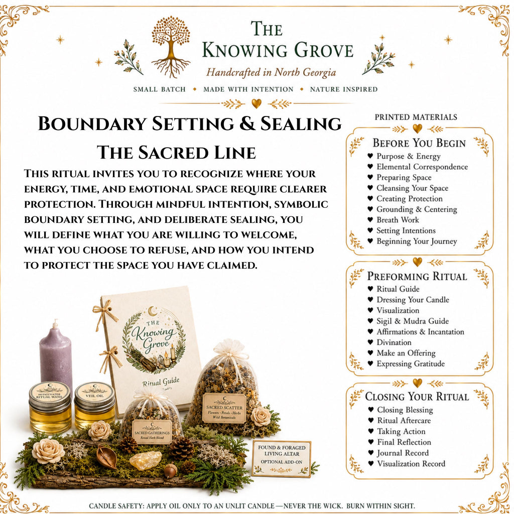 Boundary Setting Ritual Spellwork Kit