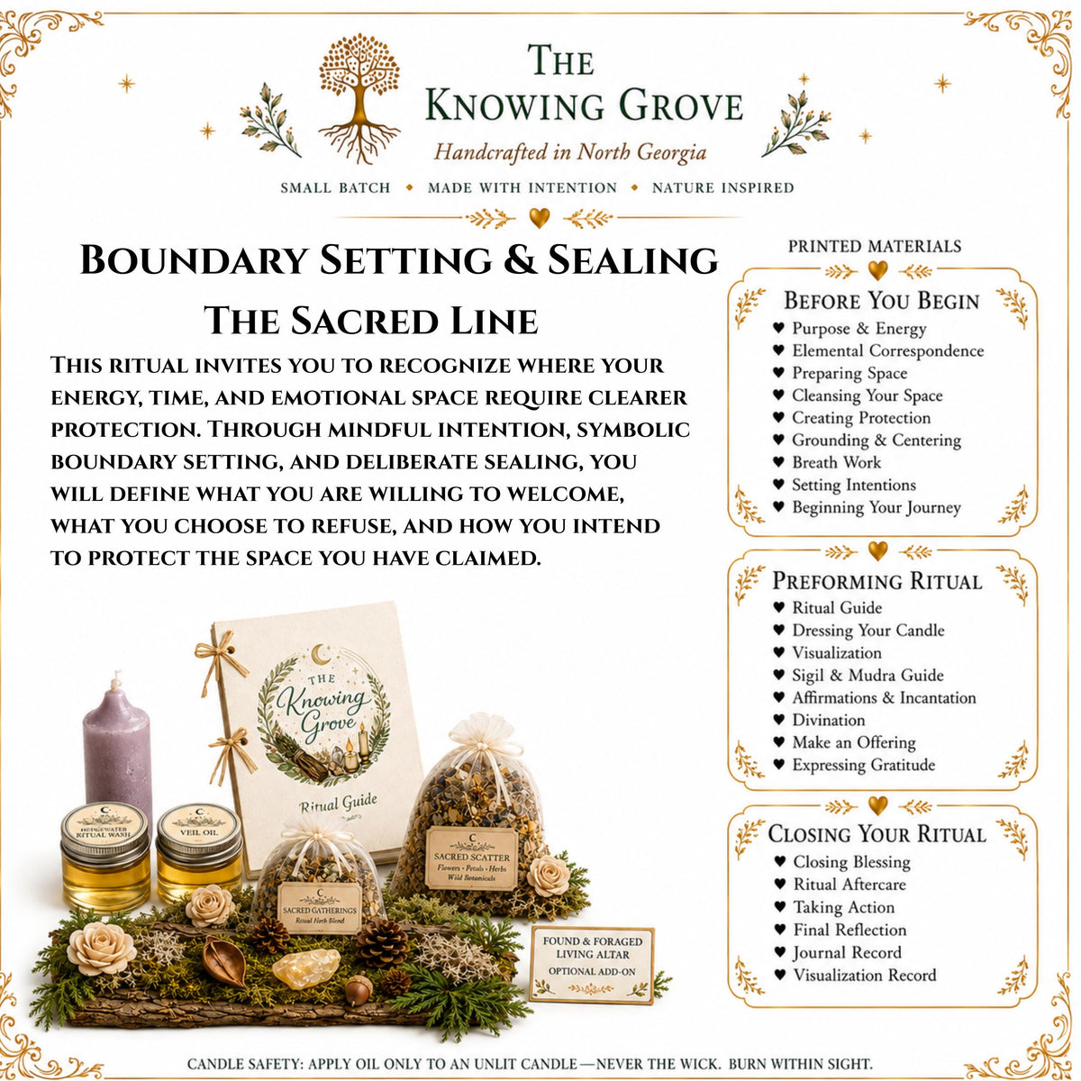 Boundary Setting Ritual Spellwork Kit