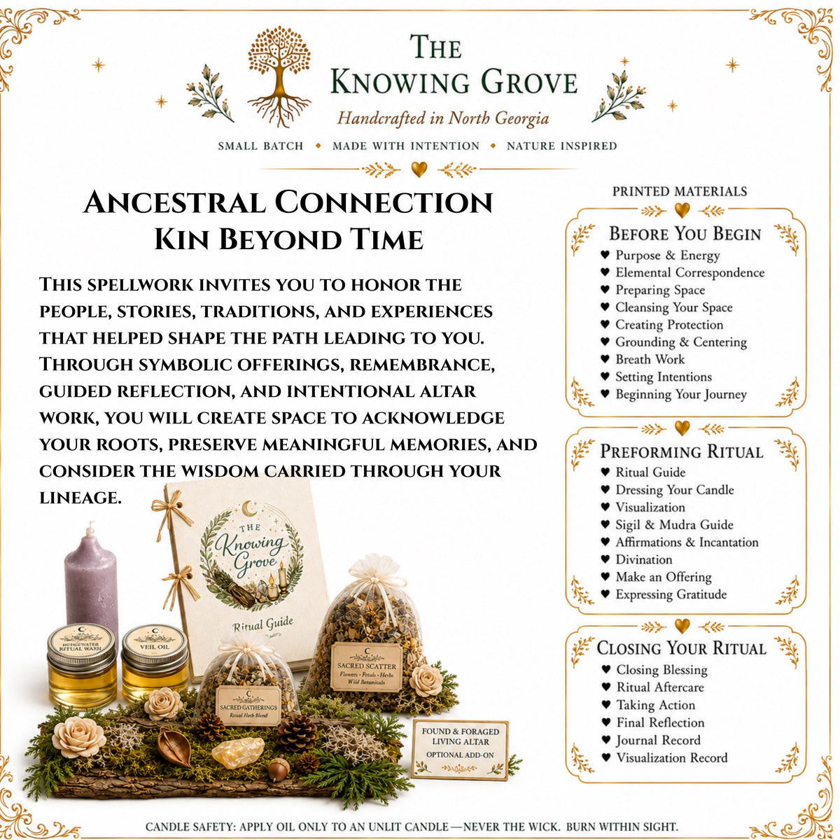 Ancestral Connection Ritual Spellwork Kit