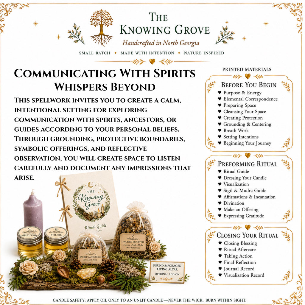 Spirit Communication Ritual Spellwork Kit