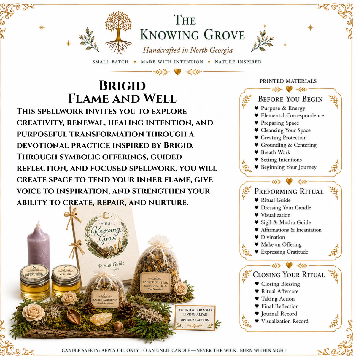 Brigid Ritual Spellwork Kit