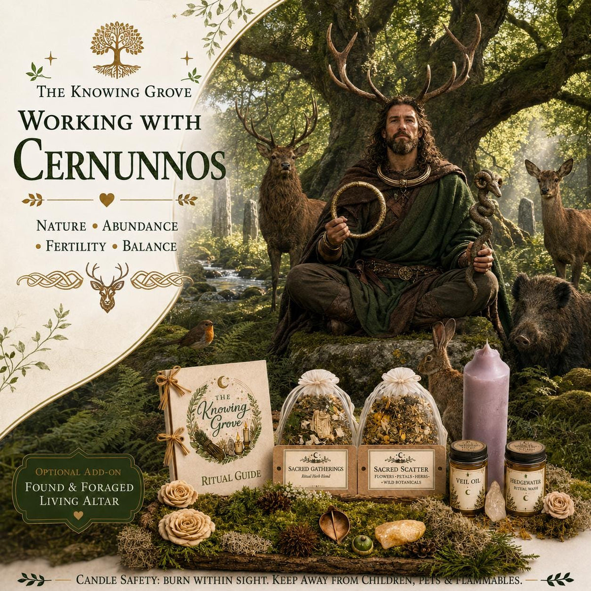 Cernunnos Ritual Spellwork Kit