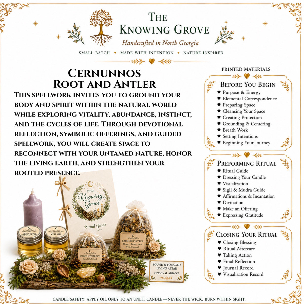 Cernunnos Ritual Spellwork Kit