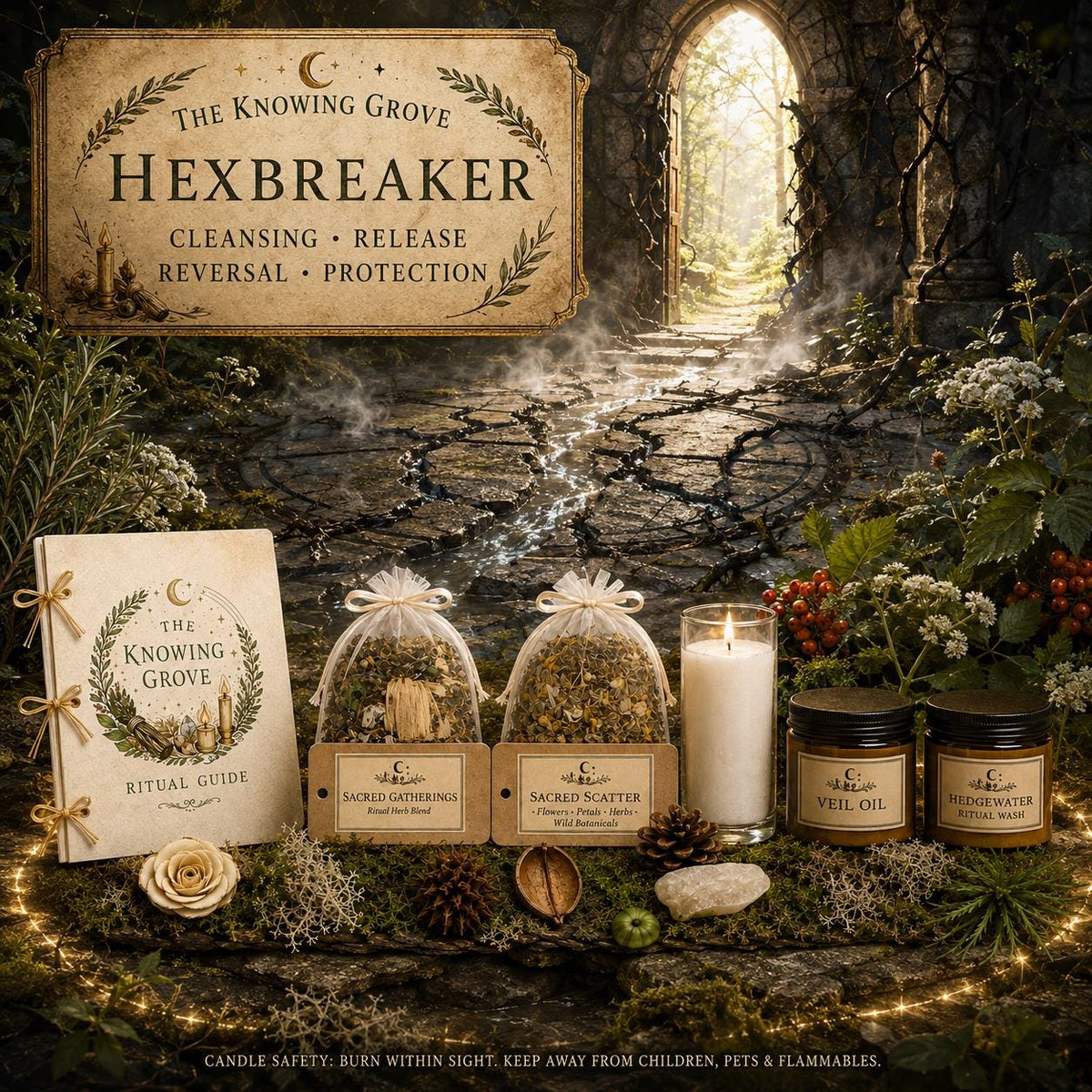 Hex Breaker Curse Protection Ritual Spellwork Kit