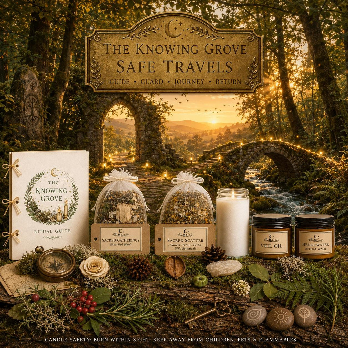 Safe Travel Ritual Spellwork Kit