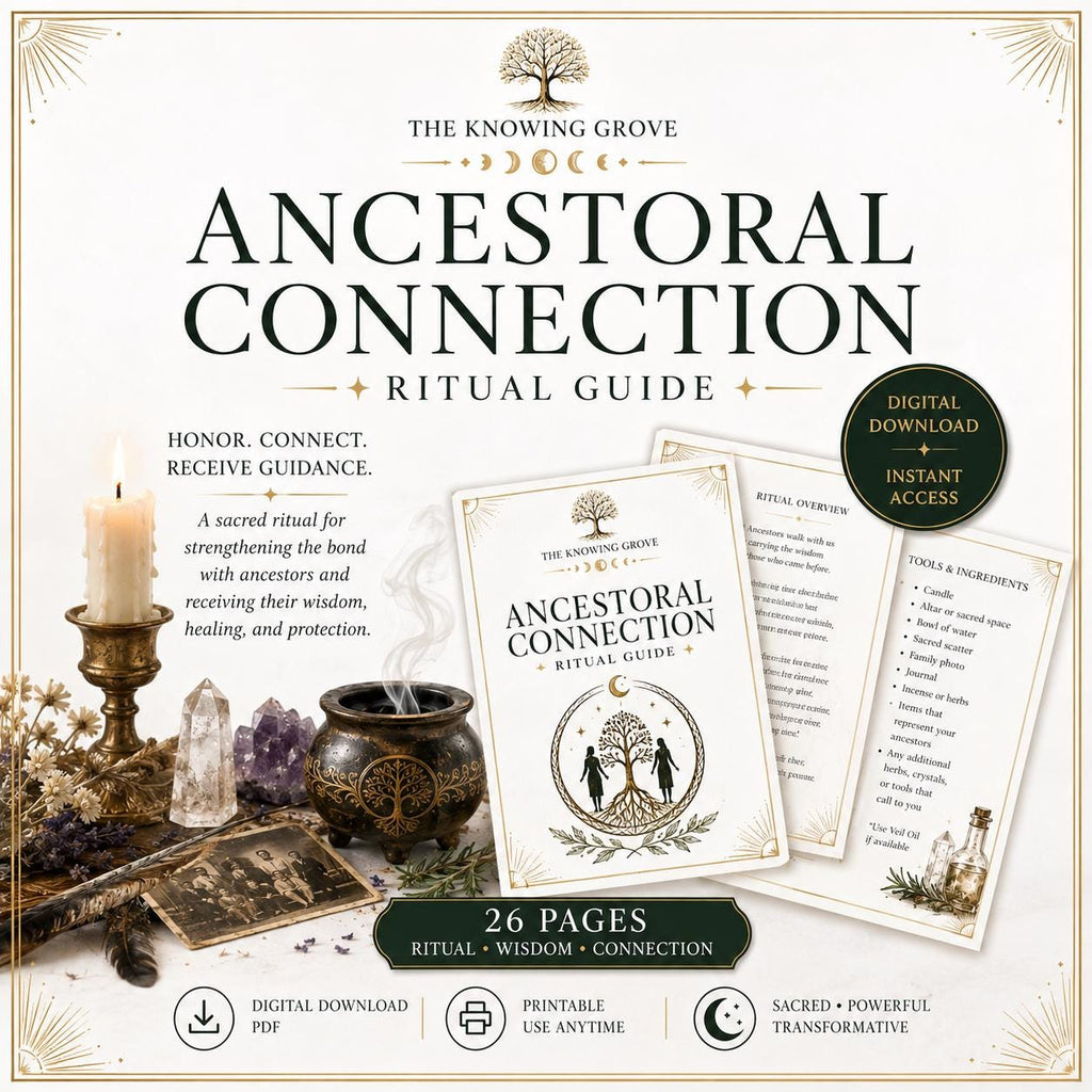 Ancestral Connection Ritual Printable PDF Digital Download File