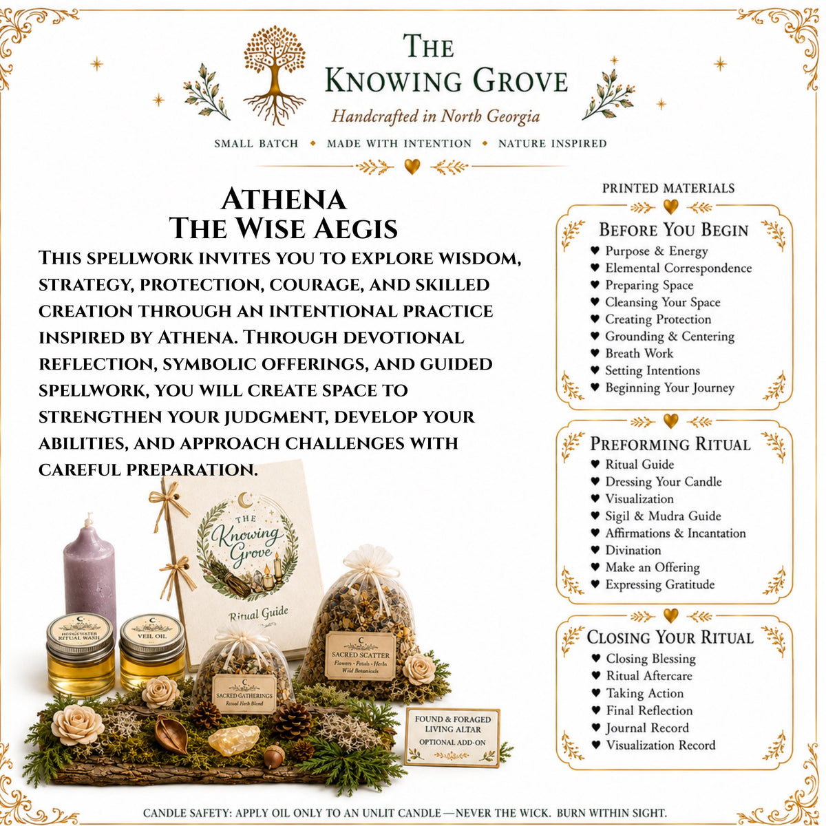 Athena Ritual Spellwork Kit