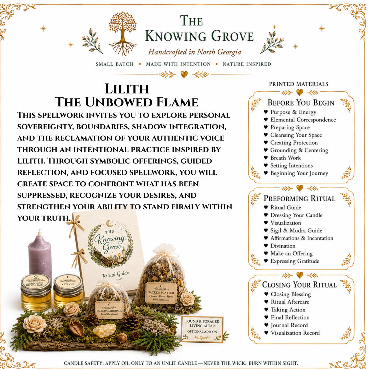 Lilith Ritual Spellwork Kit
