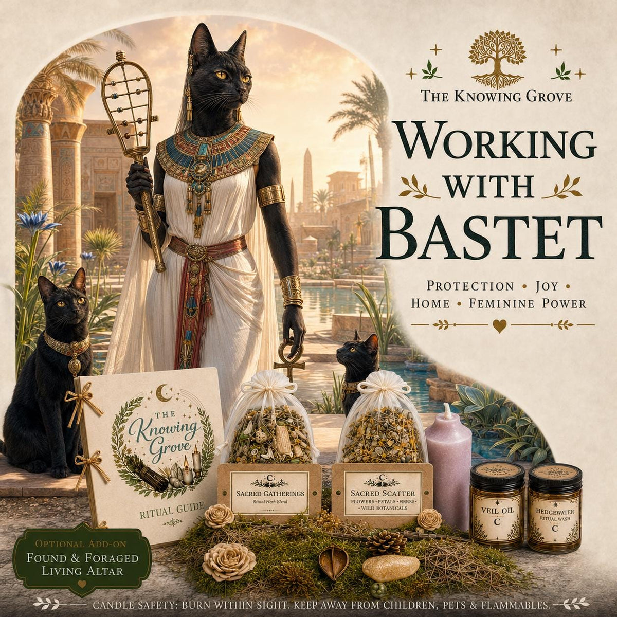 Bastet Ritual Spellwork Kit