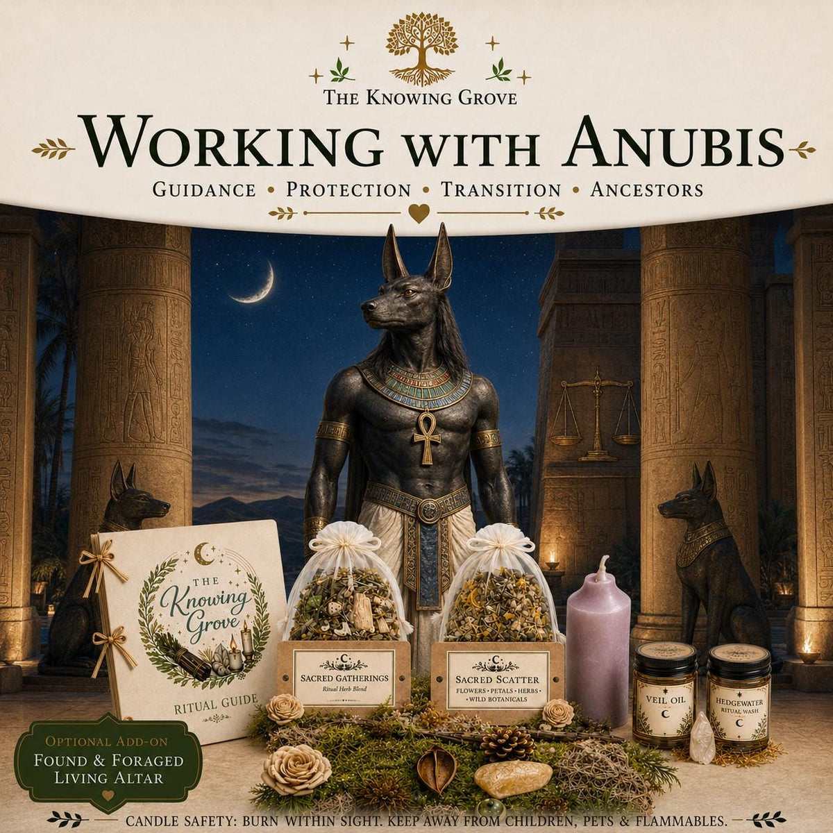 Anubis Ritual Spellwork Kit