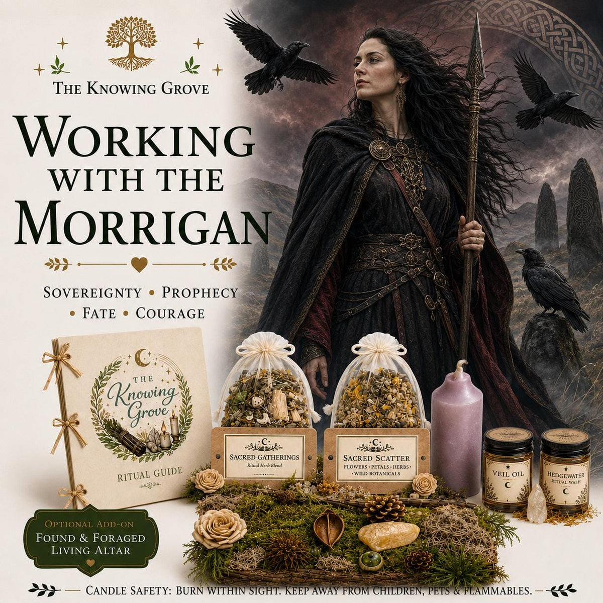 Morrigan Ritual Spellwork Kit