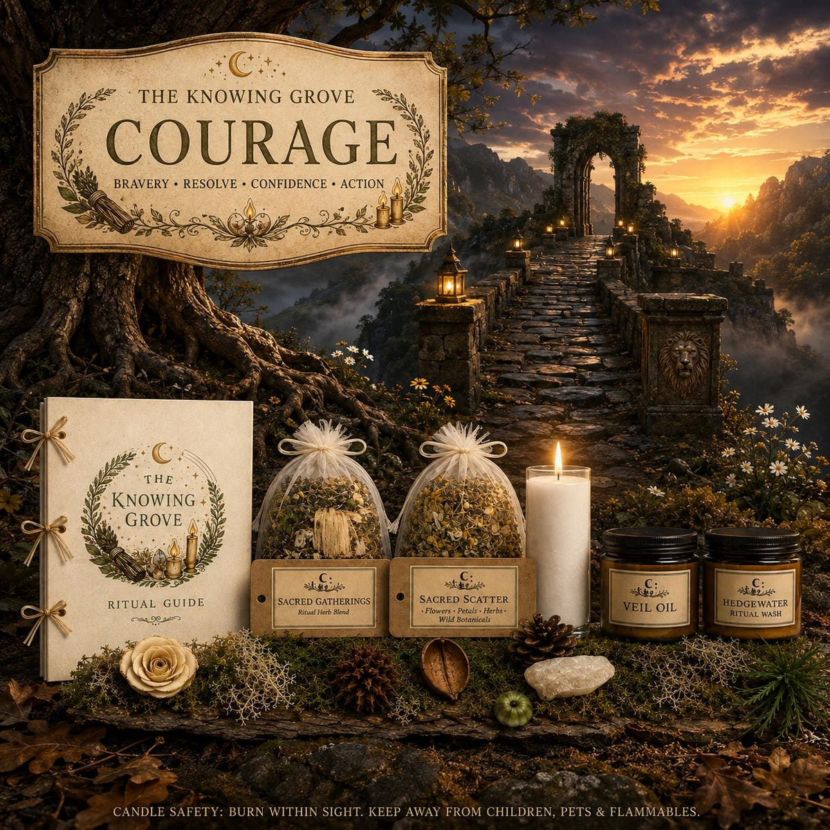 Courage Ritual Spellwork Kit