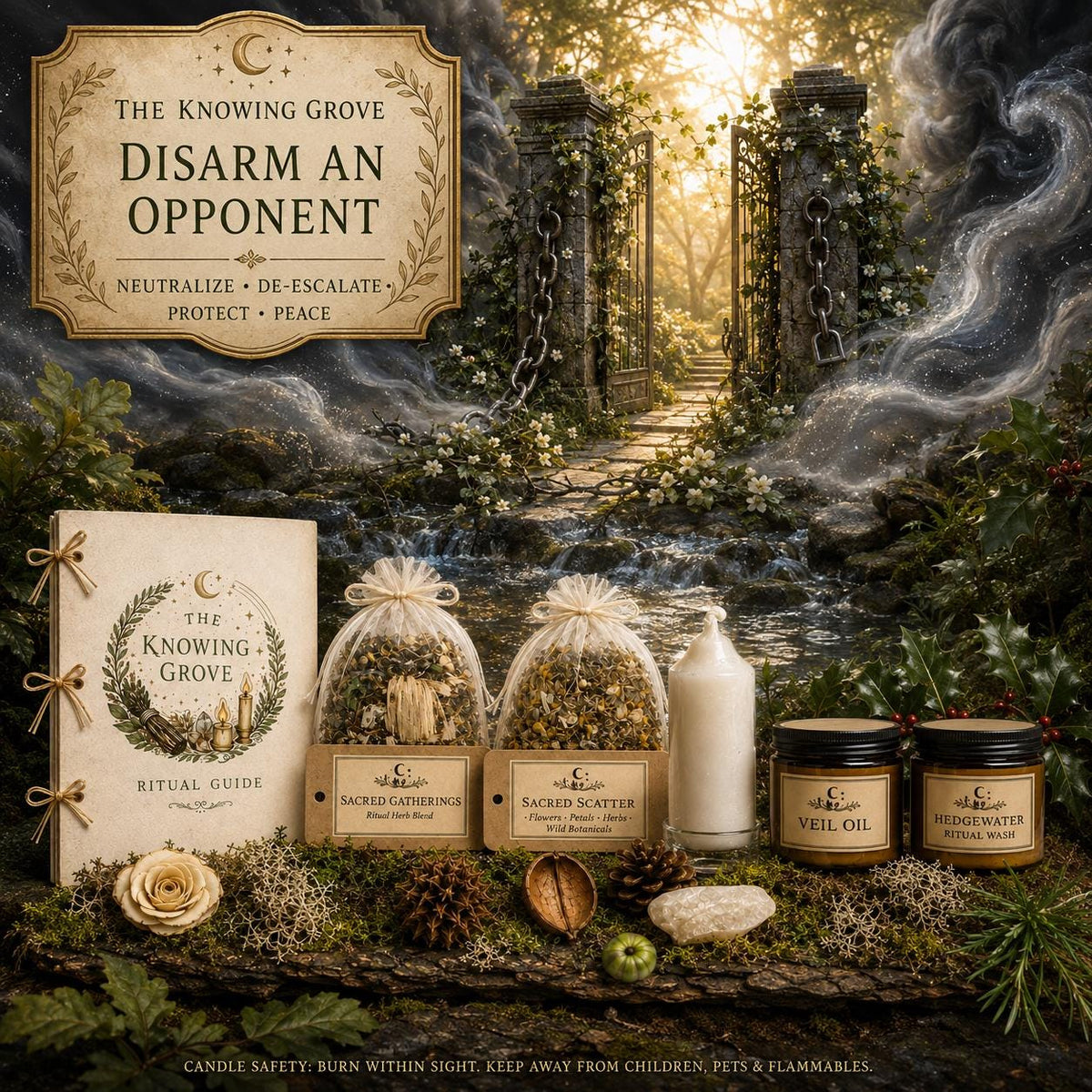Disarm Opponent Ritual Spellwork Kit