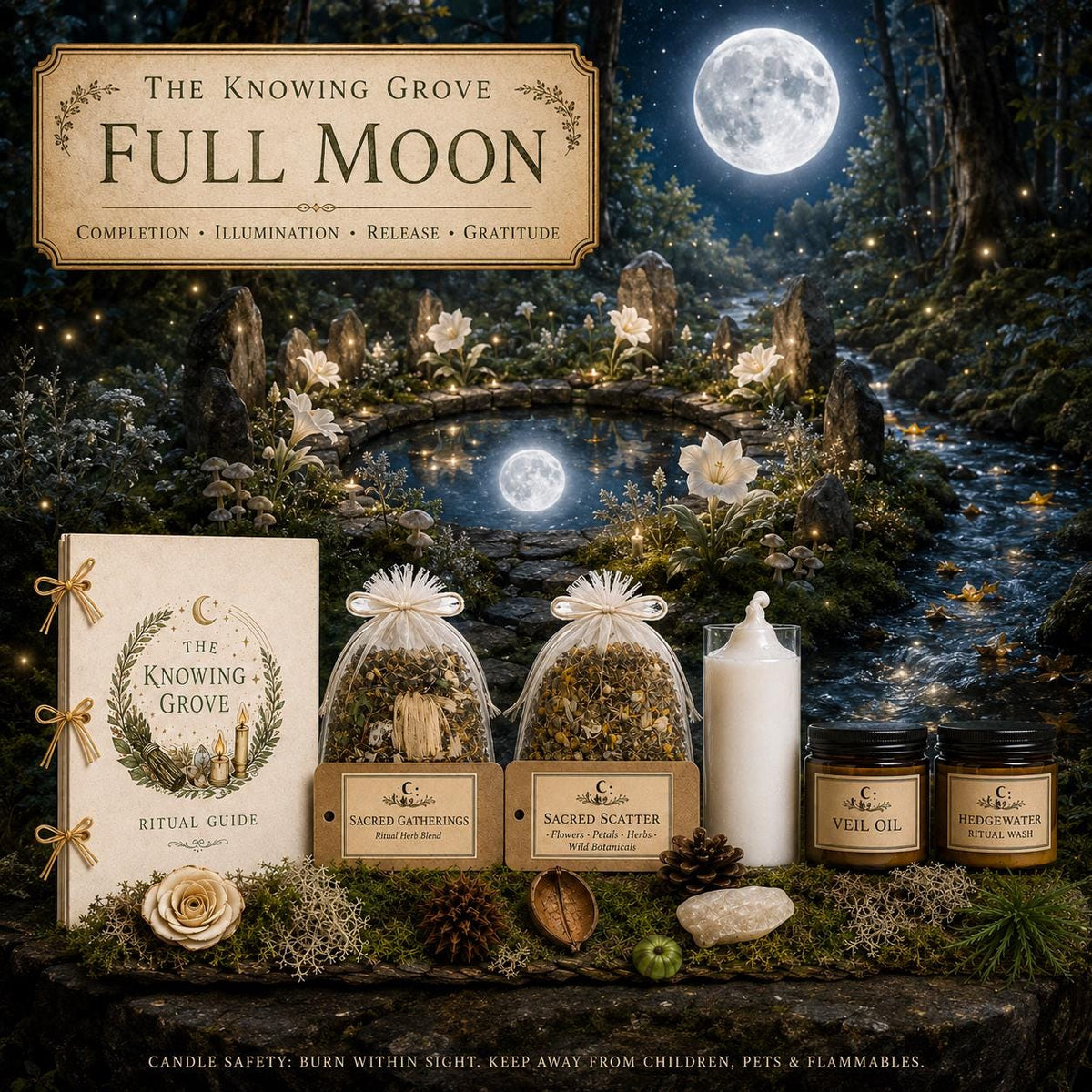 Full Moon Ritual Spellwork Kit
