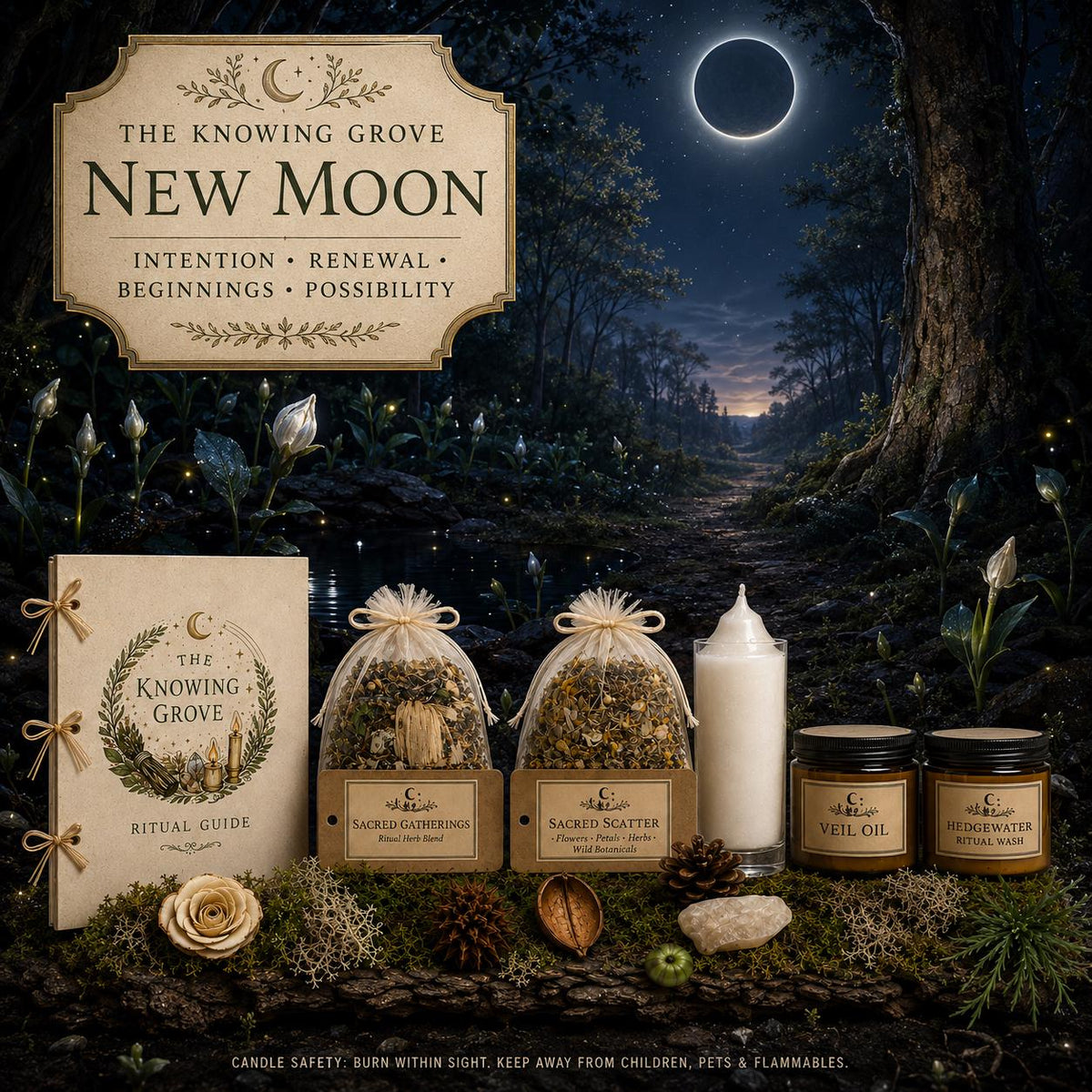 New Moon Ritual Spellwork Kit