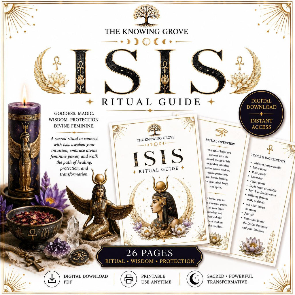 Working With Isis Ritual Spell Kit Digital Download