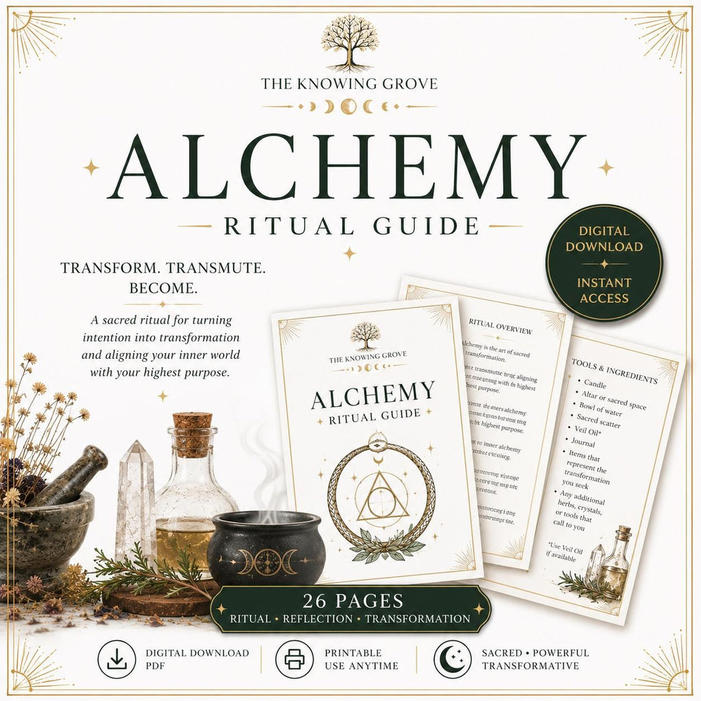 Alchemy Ritual Printable PDF Digital Download File