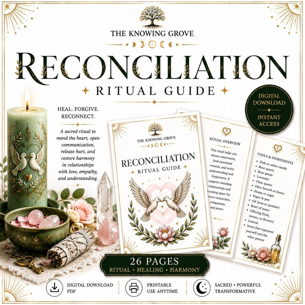 Reconciliation Ritual Printable PDF Digital Download File
