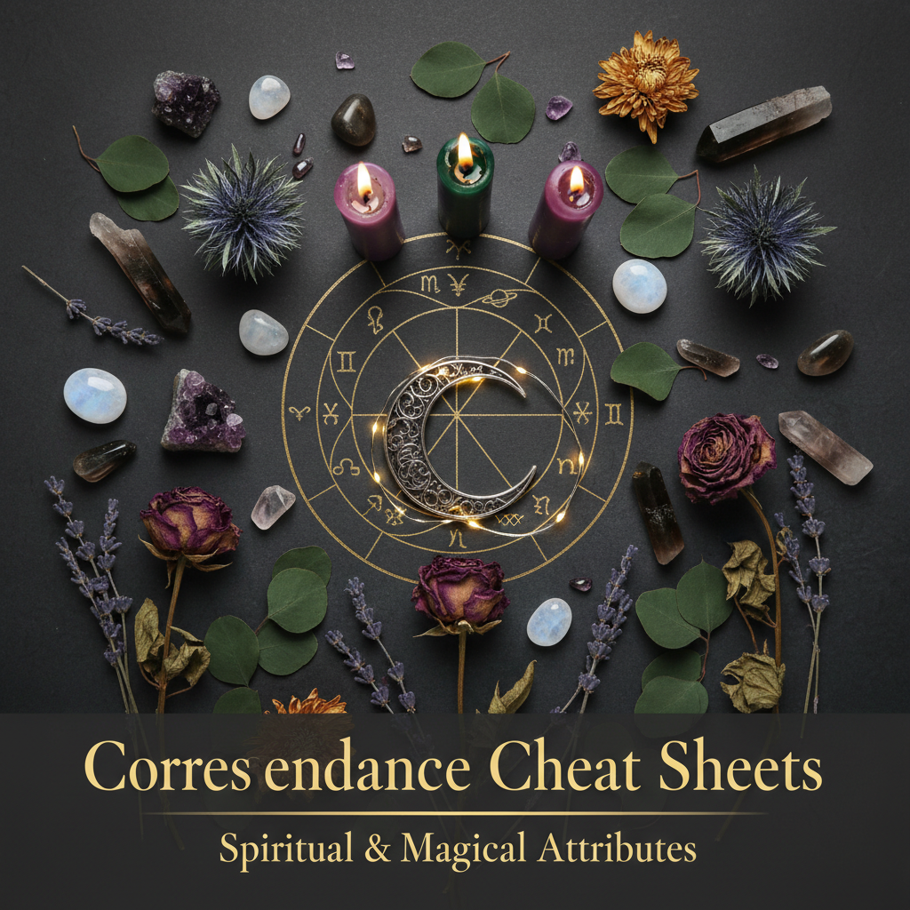 Elemental Correspondence Cheat Sheets — Free Download